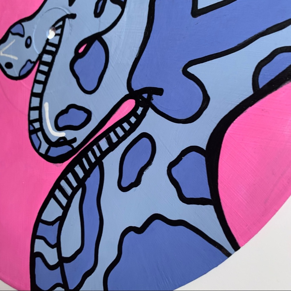 snake painted record - Picture 3 of 4